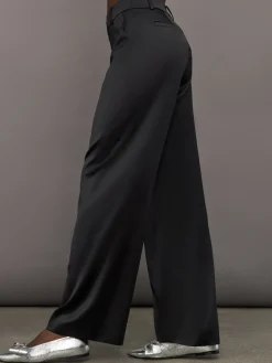 Satin Straight Leg Pant
