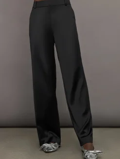 Satin Straight Leg Pant
