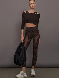 Sheer Spliced Legging in Melt