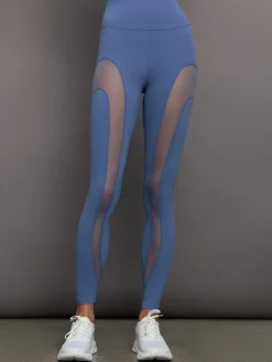 Sheer Spliced Legging in Melt