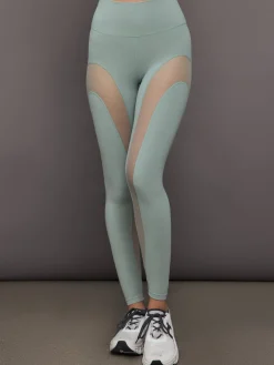 Sheer Spliced Legging in Melt