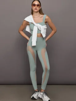 Sheer Spliced Legging in Melt