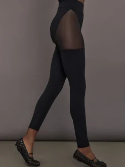 Sheer Thigh High Legging in Melt