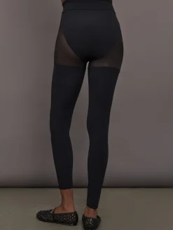 Sheer Thigh High Legging in Melt
