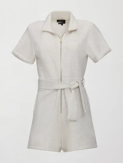 Short Romper in Interlock