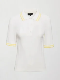 Short Sleeve Collared Tennis Top