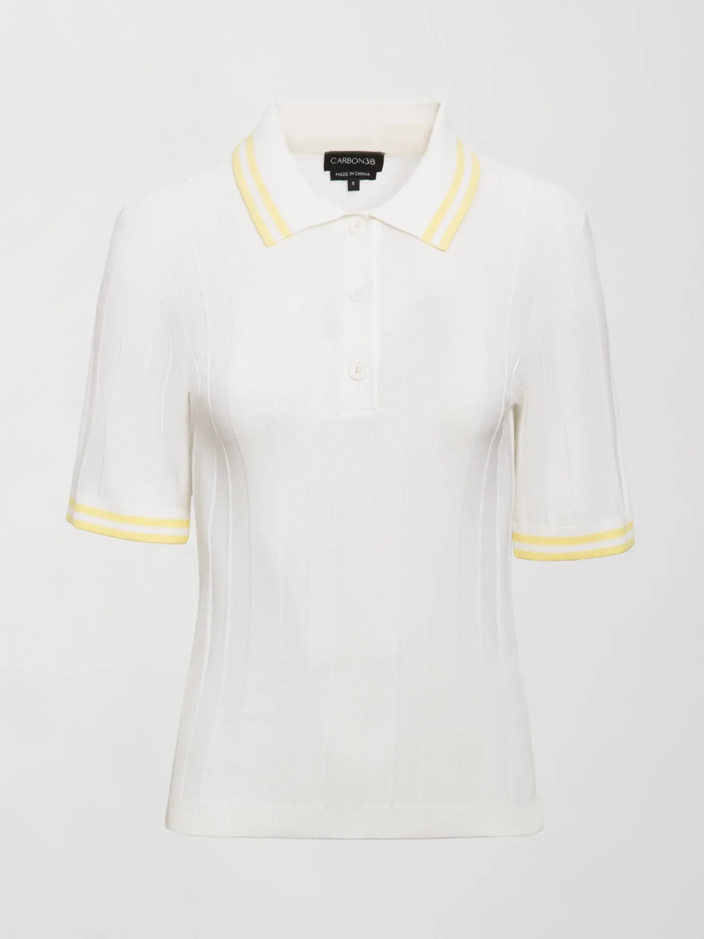Short Sleeve Collared Tennis Top