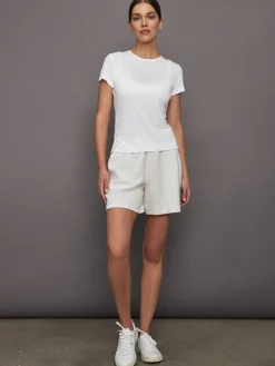 Short Sleeve Ruched Tee