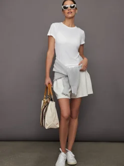 Short Sleeve Ruched Tee