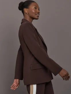 Single Breasted Blazer in Scuba