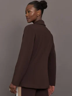 Single Breasted Blazer in Scuba