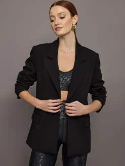 Single Breasted Blazer in Scuba