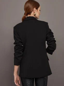 Single Breasted Blazer in Scuba