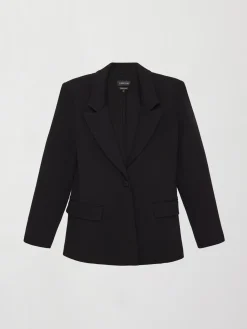 Single Breasted Blazer in Scuba