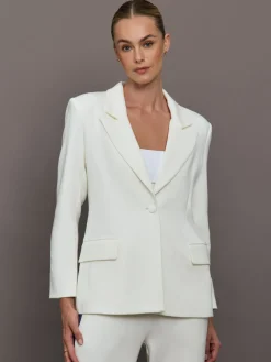 Single Breasted Blazer in Scuba