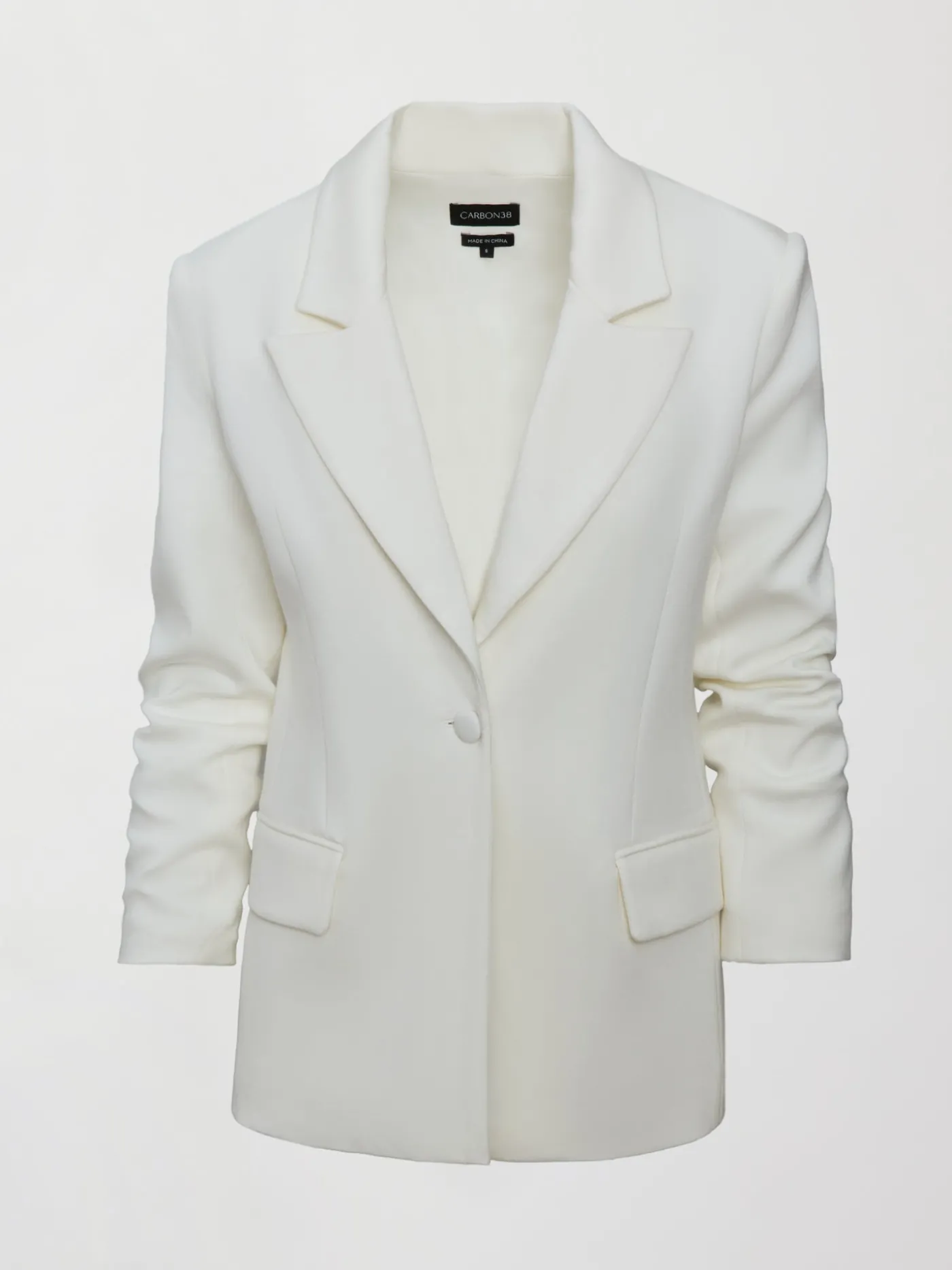 Single Breasted Blazer in Scuba