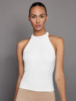 SLEEVELESS MOCK NECK TOP IN MELT