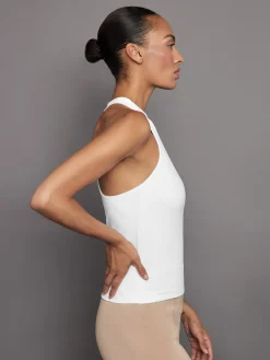 SLEEVELESS MOCK NECK TOP IN MELT