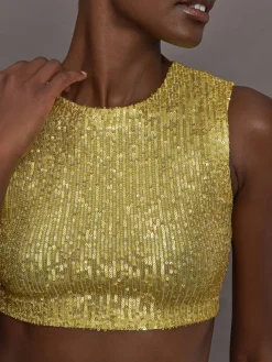 Sleeveless Slim Fit Cropped Top