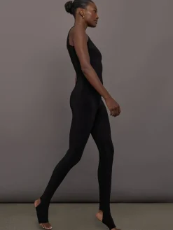 Sleeveless X Catsuit W/ Footie