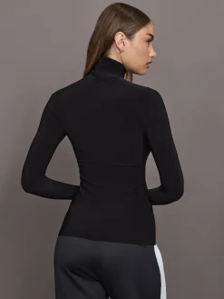 Slim Fit Long Sleeve Turtle Top