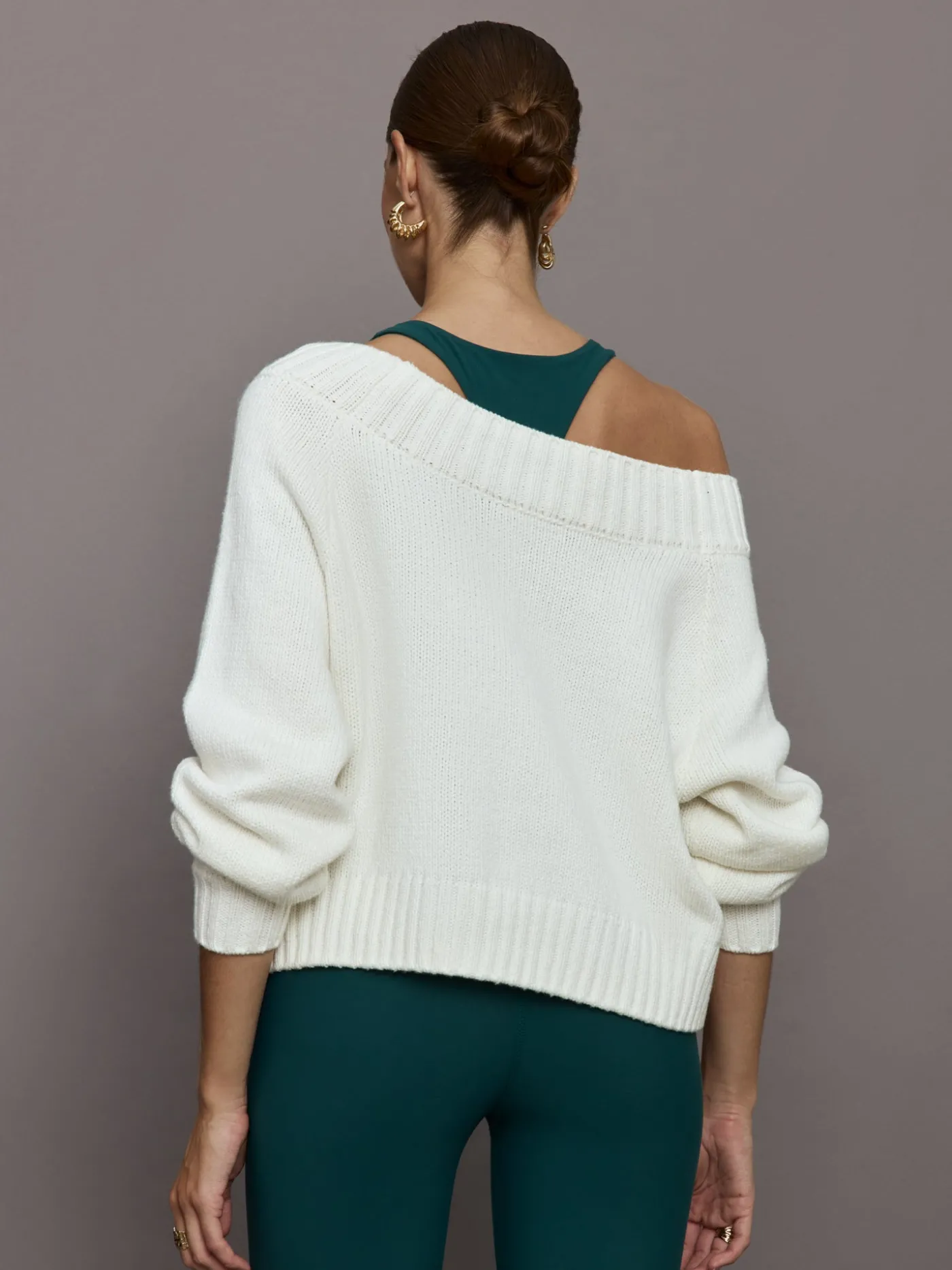 Slouchy Off Shoulder Sweater