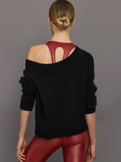 Slouchy Off Shoulder Sweater