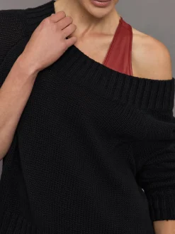 Slouchy Off Shoulder Sweater