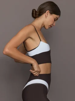 Spliced Colorblock Bra in Melt