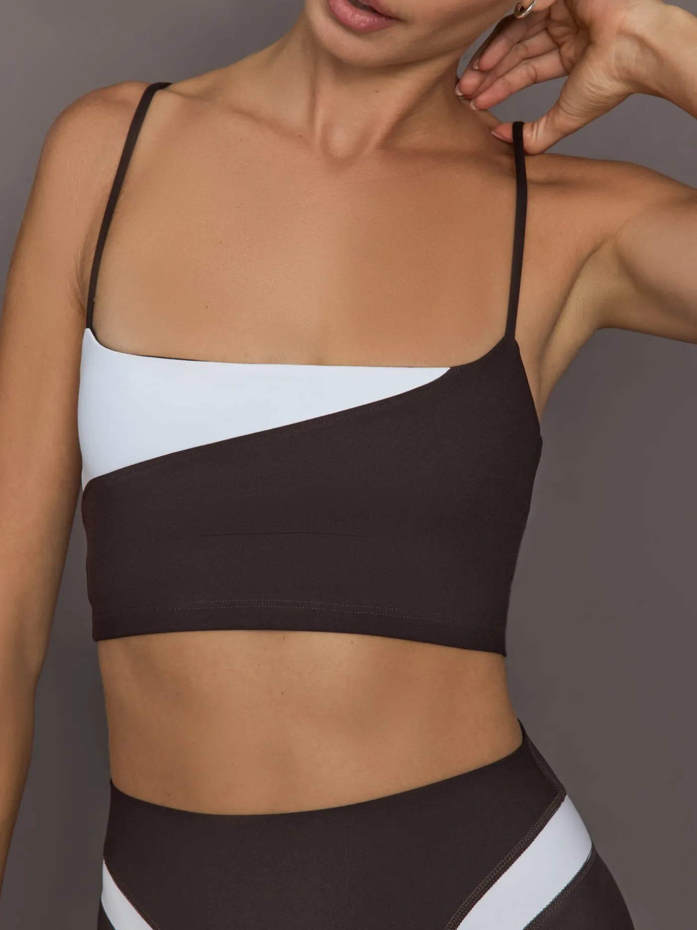 Spliced Colorblock Bra in Melt