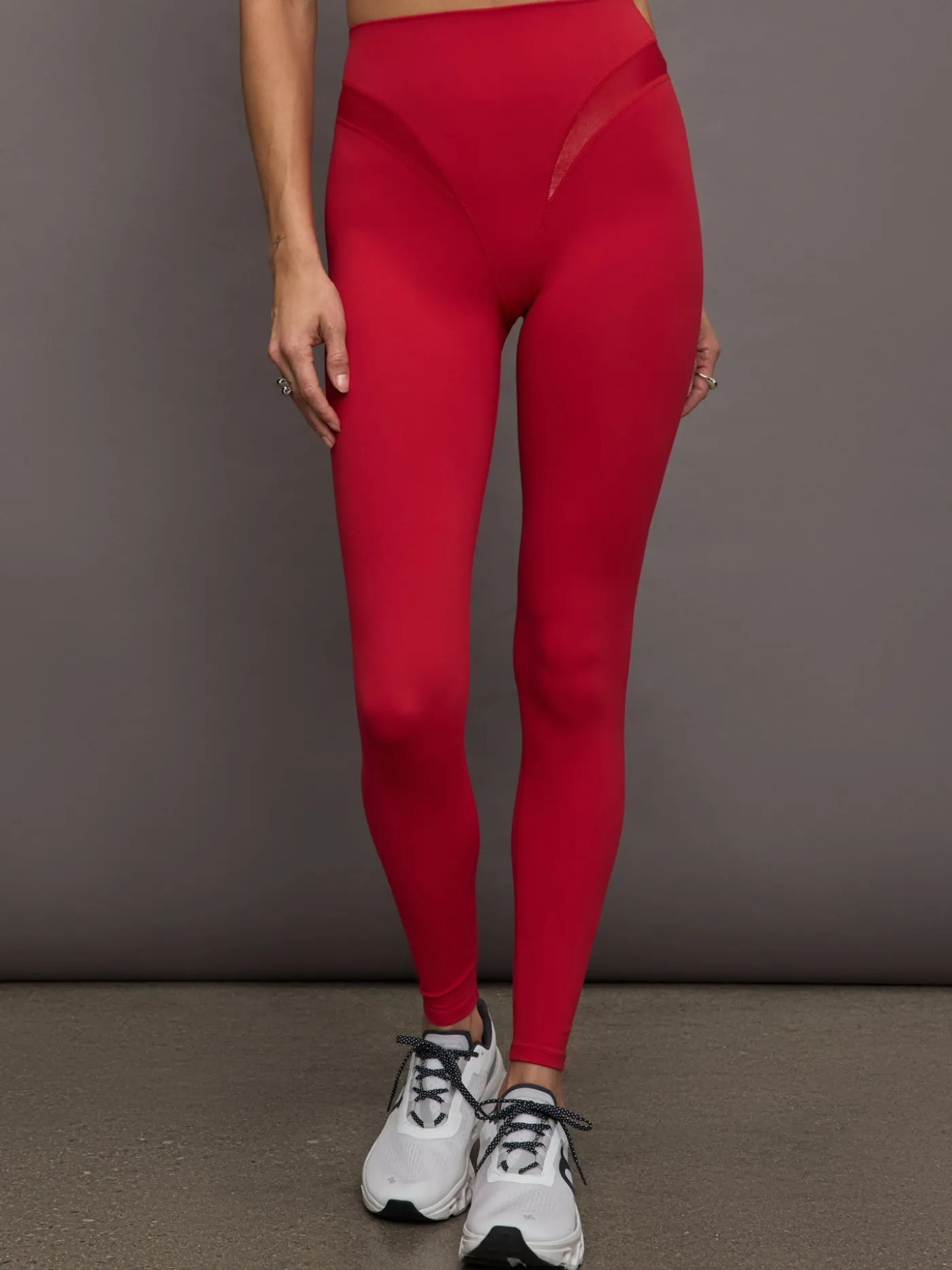 Spliced Colorblock Shine Legging in Melt