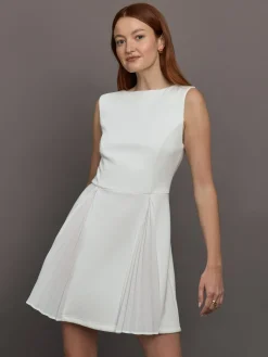 Split Pleat Tennis Dress in Scuba