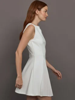 Split Pleat Tennis Dress in Scuba