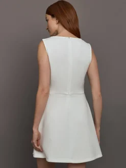 Split Pleat Tennis Dress in Scuba