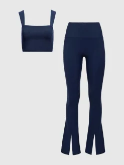 Square Neck Bra & Split Front Legging in Melt Bundle