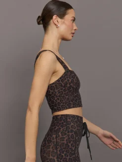 Square Neck Bra Top in Melt