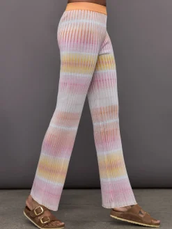 Straight Ribbed Trousers