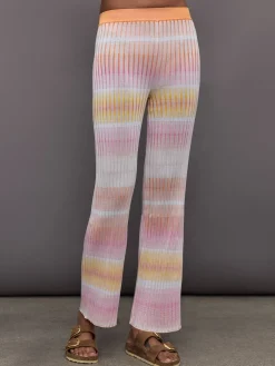 Straight Ribbed Trousers