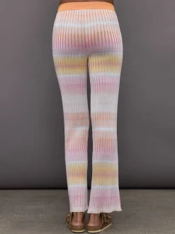 Straight Ribbed Trousers