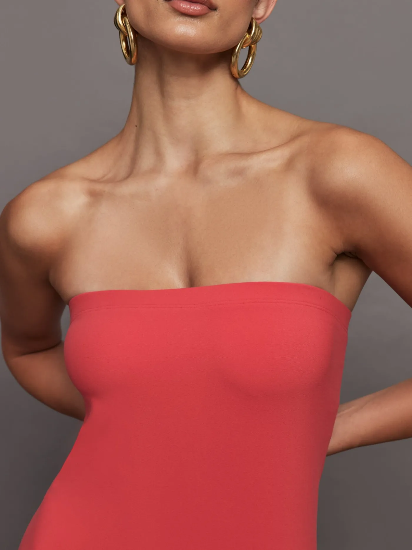 Strapless Dress in Melt