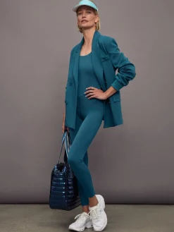 Strappy Jumpsuit in Diamond Compression