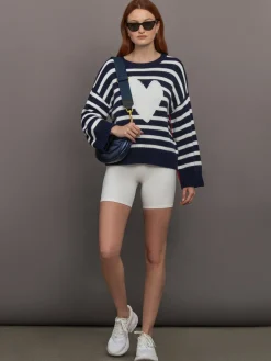 Summer Imperfect Heart Sweater