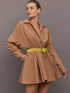 Super Oversized BF NK Shirt Flared Mini Dress