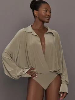 Super Oversized Boyfriend NK Shirt Bodysuit