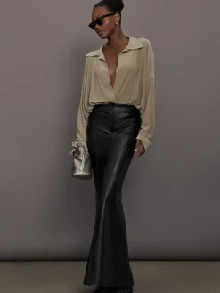 Super Oversized Boyfriend NK Shirt Bodysuit