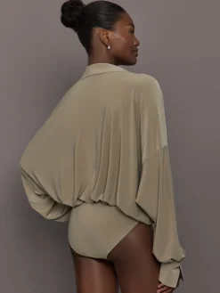 Super Oversized Boyfriend NK Shirt Bodysuit