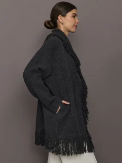 Tassel Shawl Collar Sweater