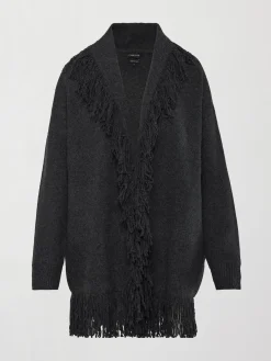 Tassel Shawl Collar Sweater