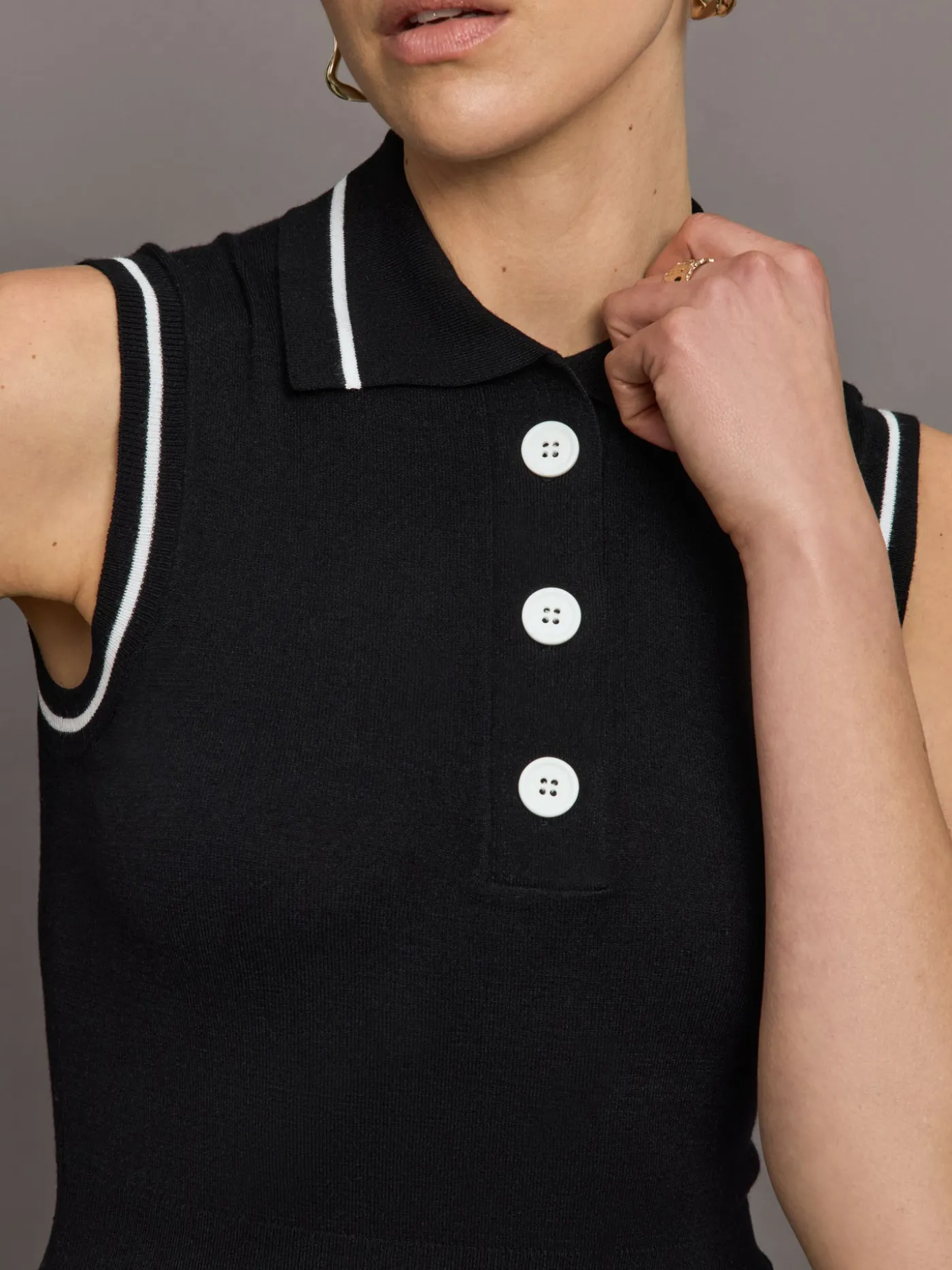 Tennis Sleeveless Polo
