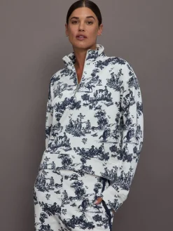 Toile Half Zip
